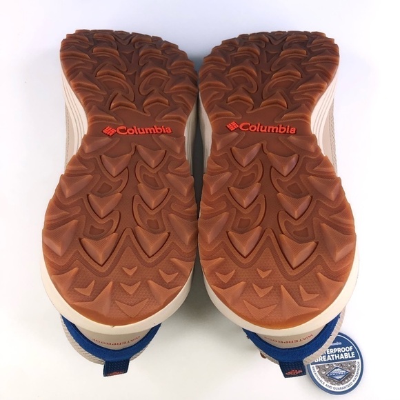 Columbia Men Trailstorm Mid Waterproof Top Hiking Sneakers Fossil Boots - Picture 8 of 8